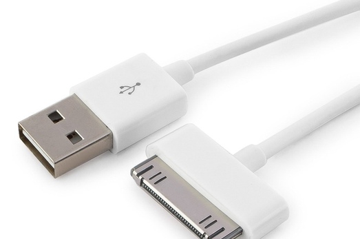 USB кабель Apple 30 pin Cablexpert CC-USB-AP1MW